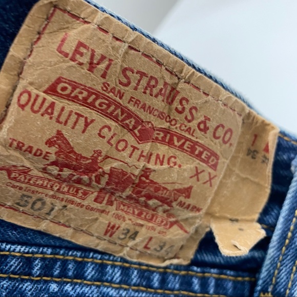501 Levi’s 34 34 - Picture 4 of 7